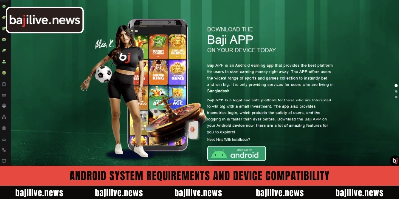 BajiLive App Experience 3 Android system requirements and device compatibility