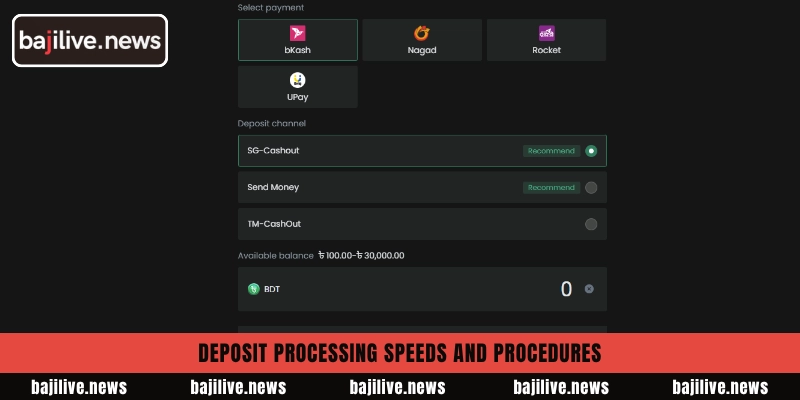 Review payment bKash Nagad 4 Deposit processing speeds and procedures