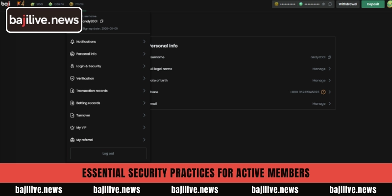 Essential security practices for active members